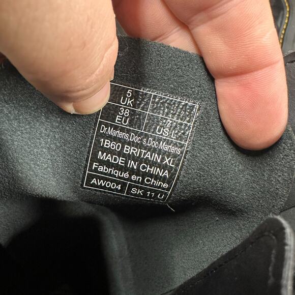 Dr Martens 1B60 BRITAIN XL knee high quad platform zipper boots UK 5 EU 38 US 7 - Picture 12 of 16